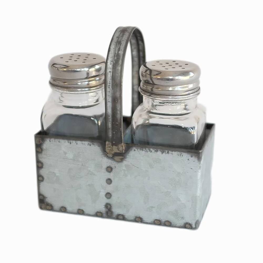 Caravan Salt & Pepper Shakers & Caddy