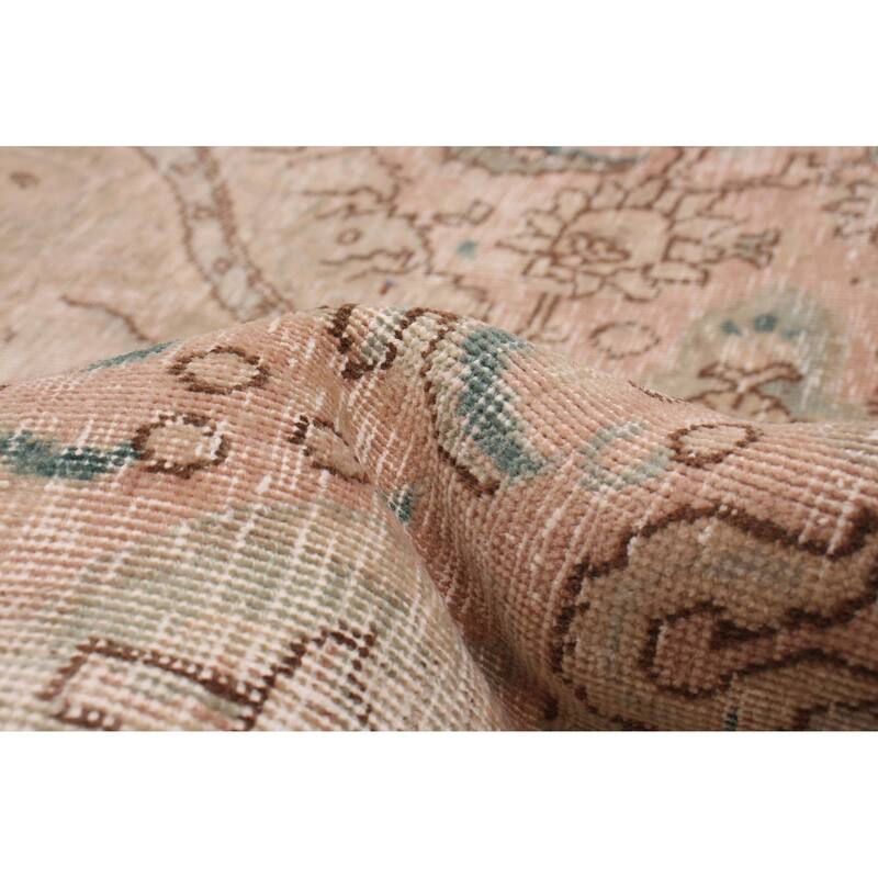 ECARPETGALLERY Hand-knotted Antalya Vintage Copper Wool Rug - 6'5 x 9'0