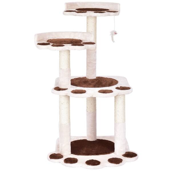 Shop Gymax 42 Cat Tree Kitten Pet Furniture Multi Level Climb