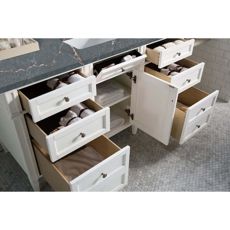 James Martin Vanities 650-V60S-FPBL Brittany 60" Free Standing Single