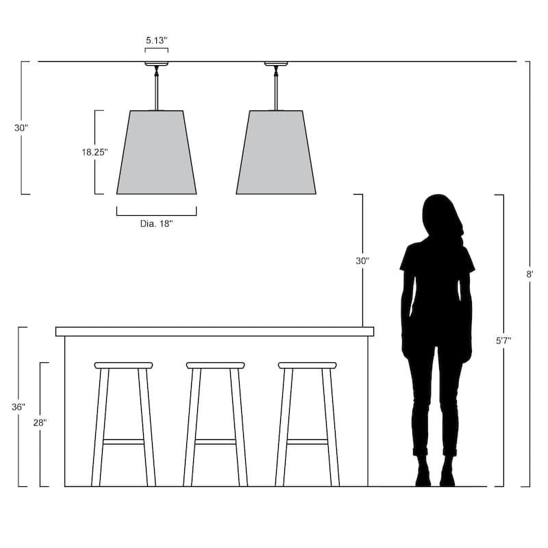Oria 18" 1-Light Farmhouse Bohemian Iron LED Pendant, Oil Rubbed Bronze/Beige by JONATHAN Y