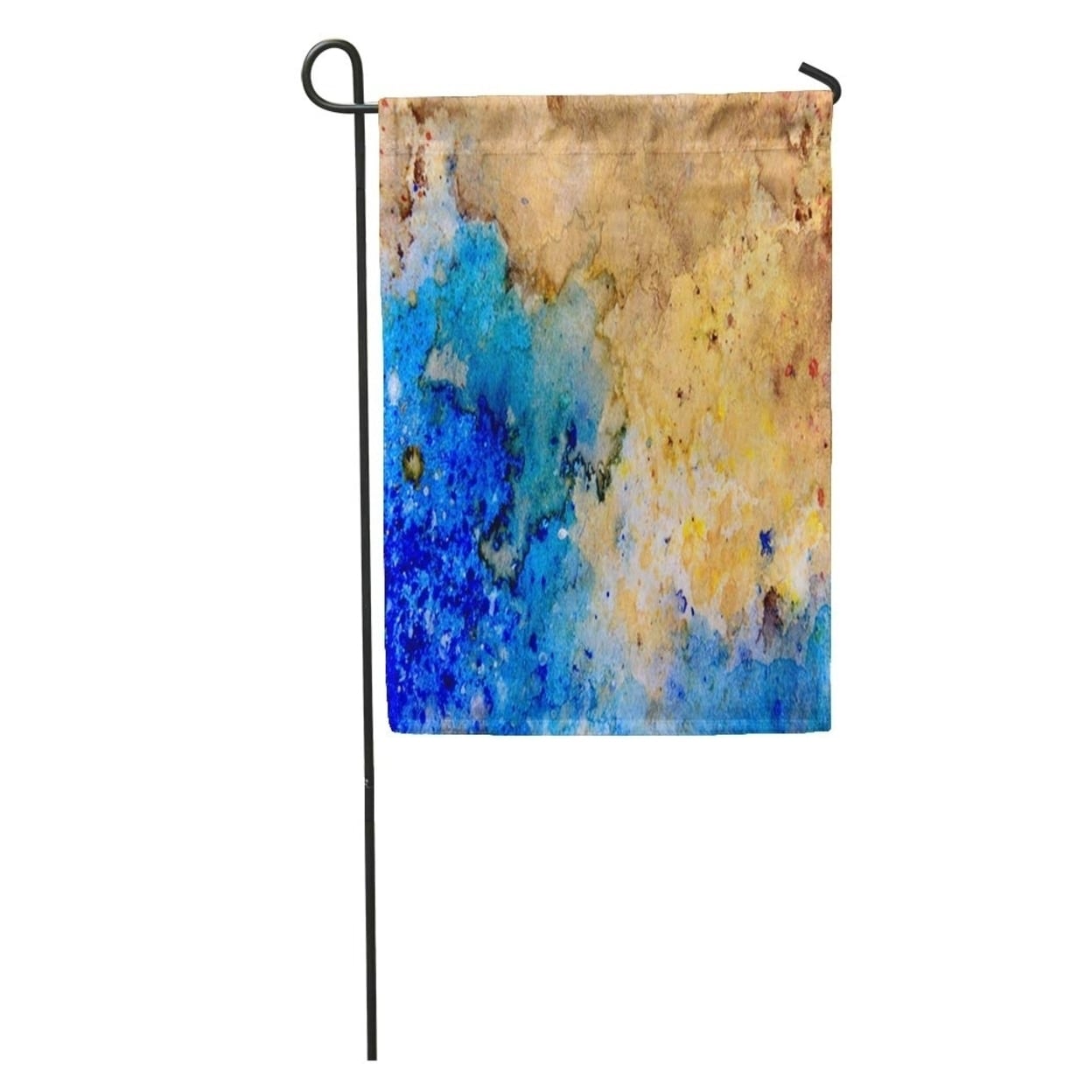 Shop Brown Color Yellow Ochre Blue Watercolor Earth Abstract Aqua