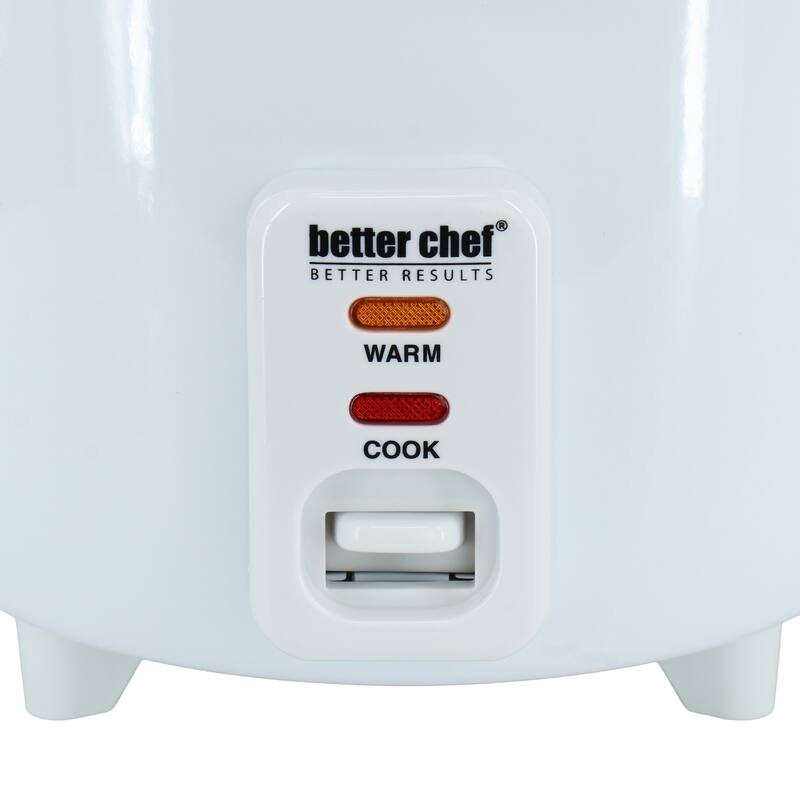 Better Chef 3 Cup Automatic Rice Cooker in White
