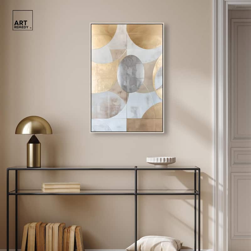 Golden Orb II Canvas by Art Remedy