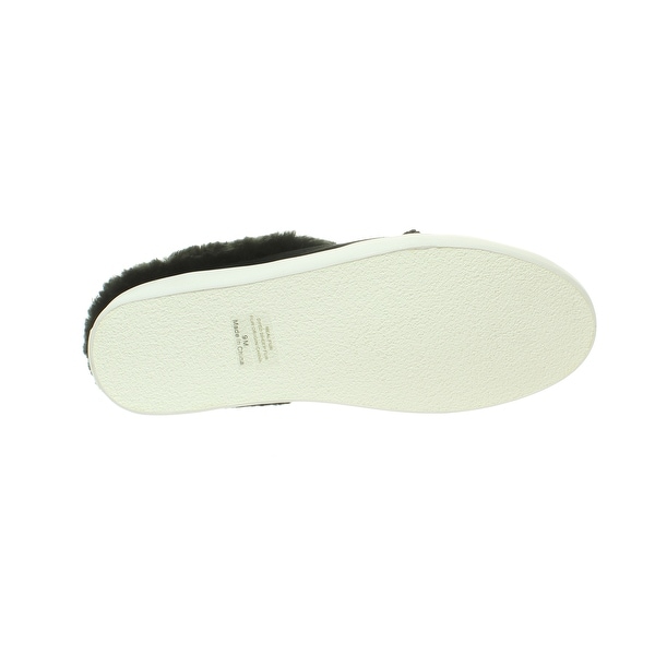 womens black mule slippers