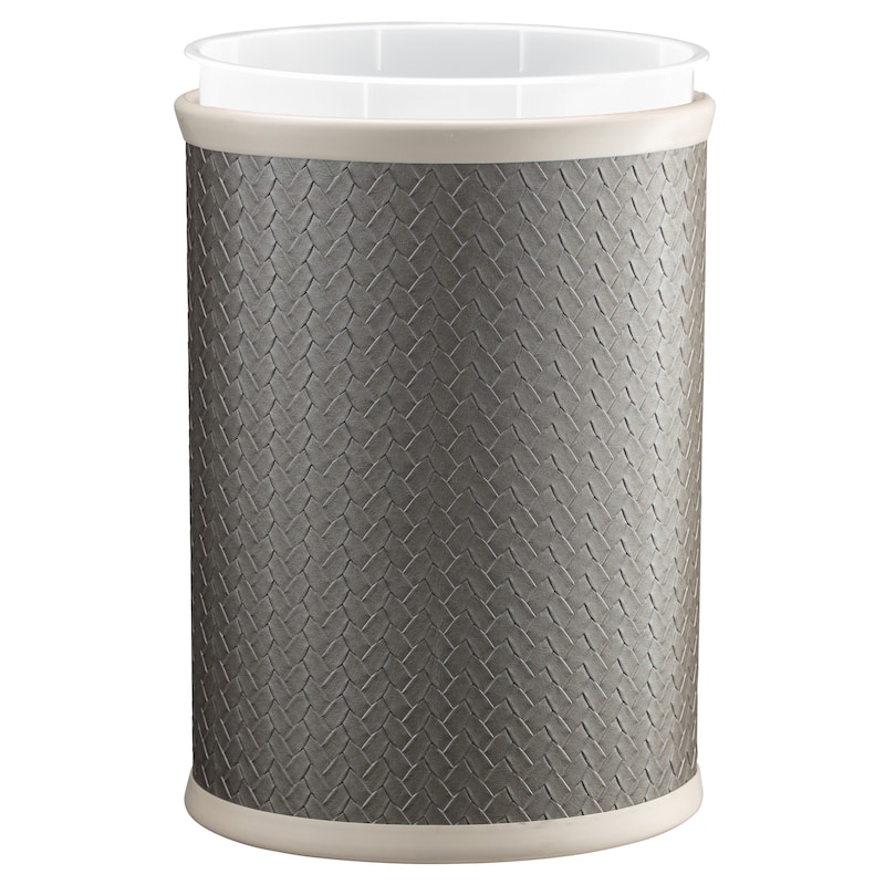 SAN REMO 13qt Oval Wastebasket with Liner (2pc Set)