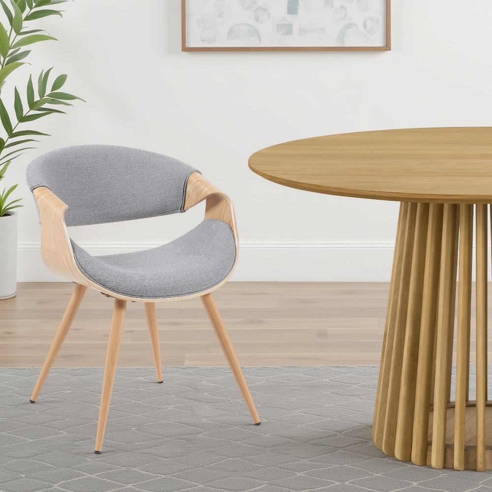 Carson Carrington Skibby Wood and Fabric Mid-century Dining Chair