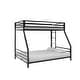 preview thumbnail 3 of 13, Signature Sleep Coen Kids' Bunk Bed with Reversible Ladder, Twin/Full, Black