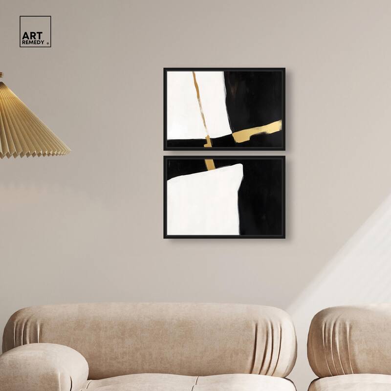 Urban Grid II Canvas Set of 2 by Art Remedy