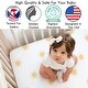 preview thumbnail 3 of 5, Sweet Jojo Designs White and Yellow Boho Sun Boy, Girl Unisex/Gender Neutral Fitted Mini Portable Crib Sheet -Bohemian Celestial