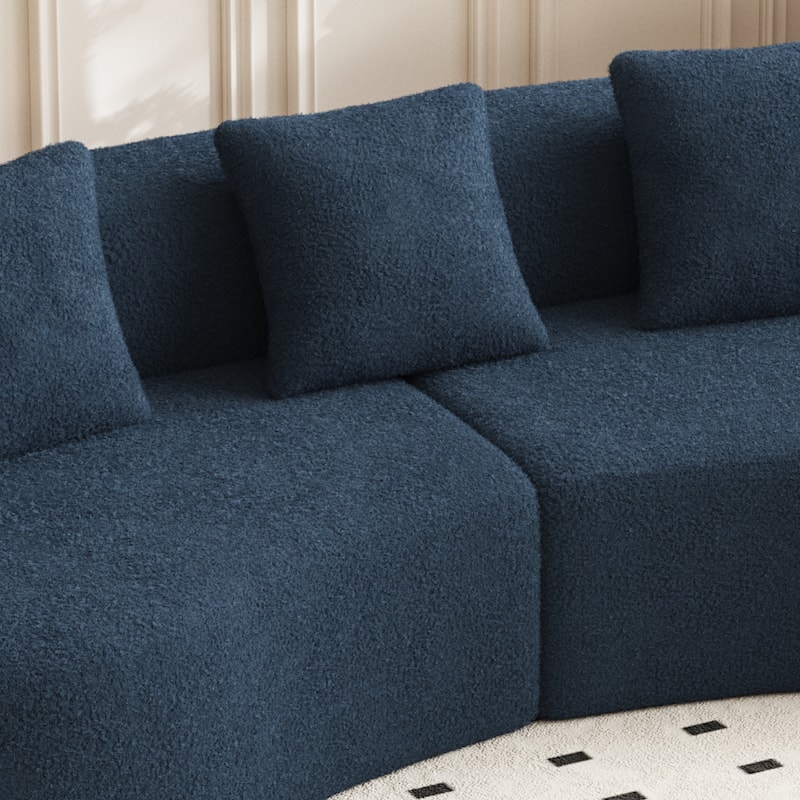 Modern Velvet 5-Seater Sofa for Living Room and Bedroom,Offices and Apartments