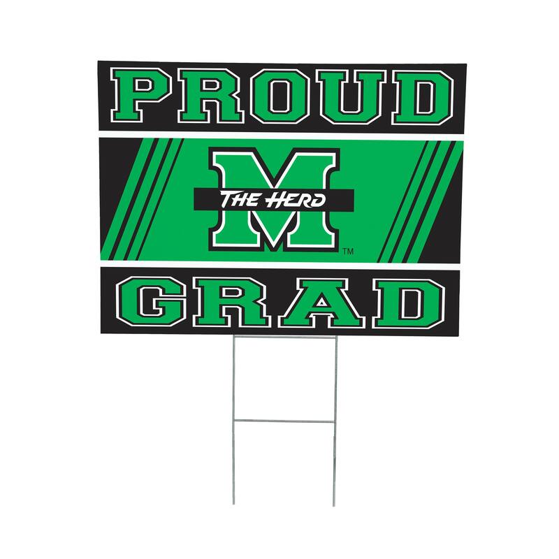 Marshall University 24" x 18" Graduation Coroplast Outdoor Yard Sign