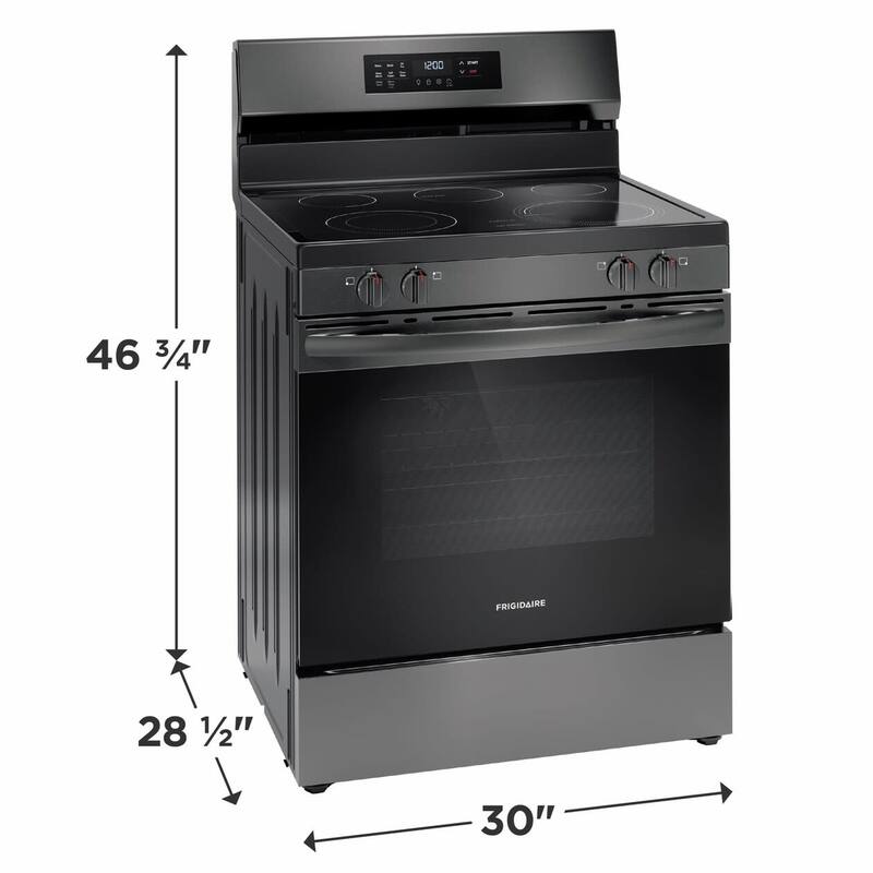 Frigidaire FCRE3083A 30" Wide 5.3 Cu. Ft. Free Standing Electric Range