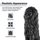 preview thumbnail 15 of 63, Glitzhome Set of 2 MGO Majestic Sitting Guardian Lion Statues Porch Sculpture Outdoor Indoor