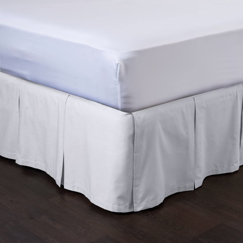 White Quilted Bed Skirt Dust Ruffle Matelasse Tailored 16 Drop - On Sale -  Bed Bath & Beyond - 33274603