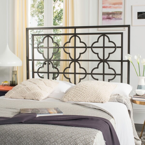 Safavieh Lucina Queen Gunmetal Headboard