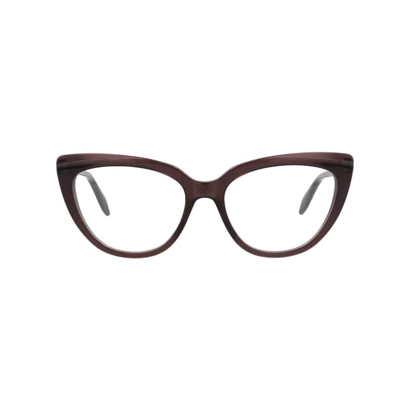 Alexander McQueen Cat Eye-Frame Acetate Optical Frames - Violet Violet Transparent - Purple