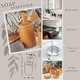 preview thumbnail 46 of 51, Elegant Soap Dispenser - Polyresin and Bamboo Design, Refillable Liquid Pump - 3 L x 3 W X 7 h
