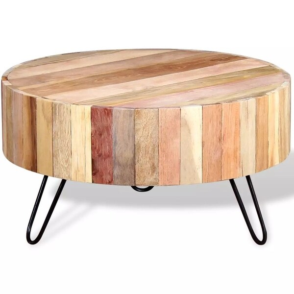 Shop vidaXL Coffee Table Solid Reclaimed Wood - Overstock ...