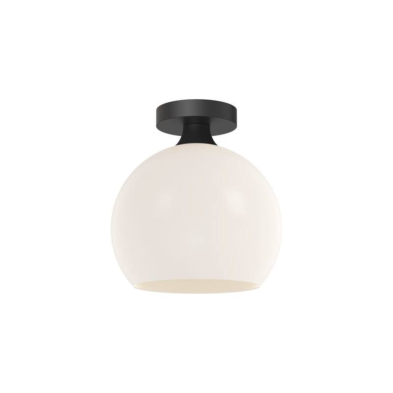 Alora Lighting FM506210OP Castilla 10" Wide Semi-Flush Globe Ceiling - Matte Black