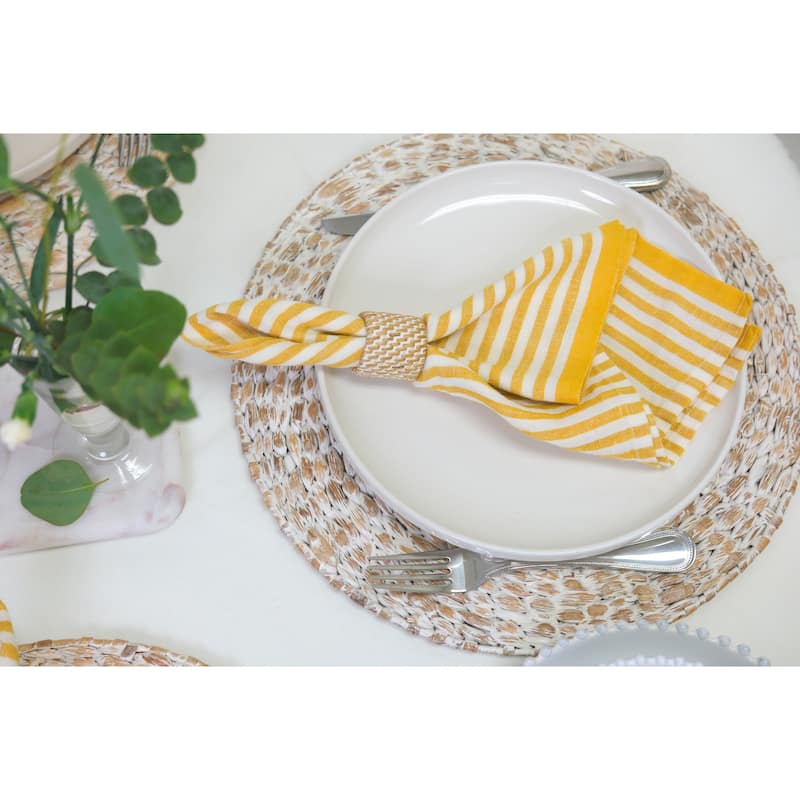 Caravan Ticking Stripe Napkins - Set of 4