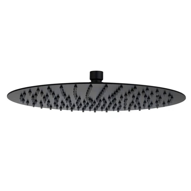 Rotatable 12'' High Pressure Rain Shower Head with Self-Cleaning and Aerating Technology