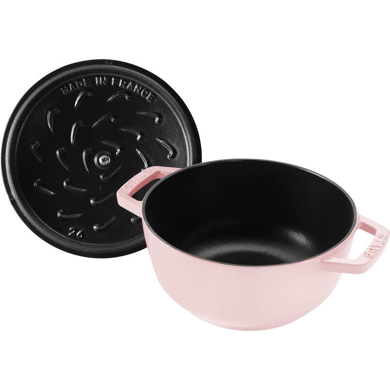 Staub Cast Iron Essential French Oven, Dutch Oven, 5-quart, serves 5-6, Made in France - 5-qt