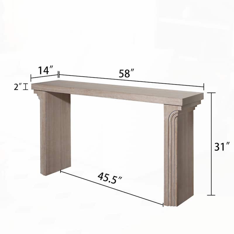 Minimalist Wooden Console Table for Entryway