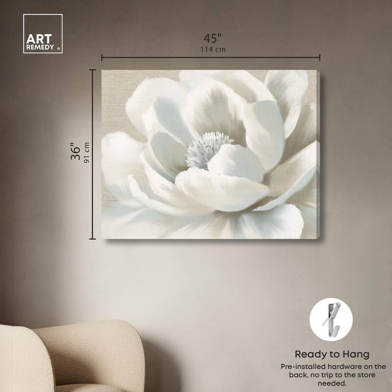 Silken Sepal II Canvas by Art Remedy, Gallery Wrapped