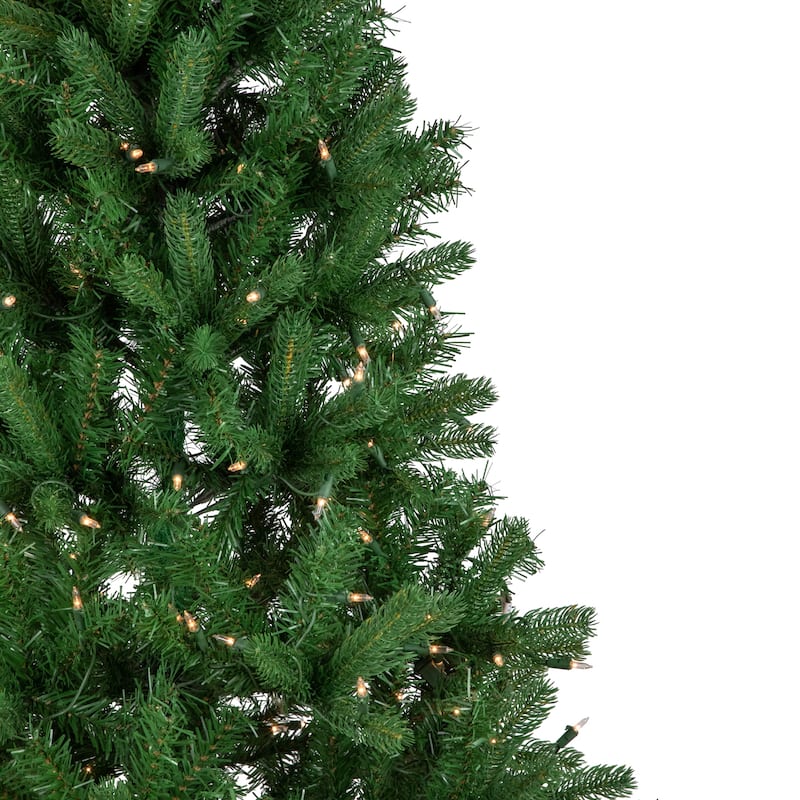 4' Pre-Lit Sierra Noble Fir Artificial Christmas Tree, Clear Lights - 4 Foot