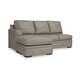 preview thumbnail 6 of 16, Signature Design by Ashley Amuleto Brown 2-Piece Sectional with Chaise - 124"W x 86"D x 40"H