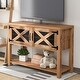 preview thumbnail 4 of 15, TV Stand Wood Metal TV Console Entertainment Center for TVs Up to 44"