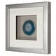 preview thumbnail 10 of 11, HUJI Blue Agate Slice Shadow Box Wall Décor Set