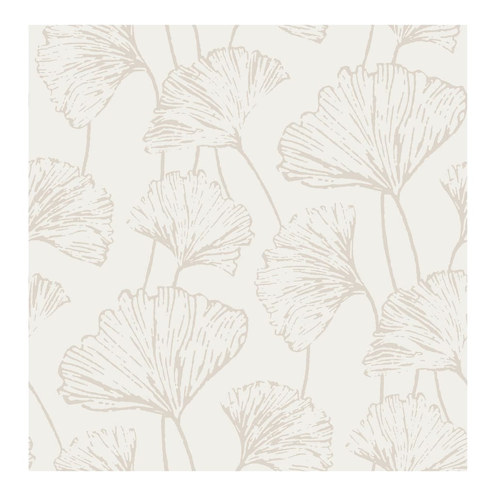 NuWallpaper Silver Hikarigaoka Peel & Stick Wallpaper - 216in x 20.5in x 0.025in