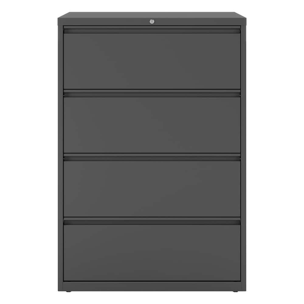 Hirsh 36-in Wide HL10000 Series 4 Drawer Lateral File Cabinet, White