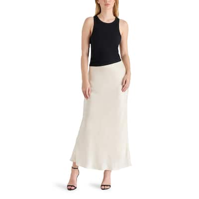 Steve Madden Satin Trumpet Skirt