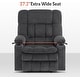 preview thumbnail 27 of 45, MCombo Dual Motor Power Lift Recliner Chair with Massage and Heat for Big People, Fabric R7891 (Large-Wide)