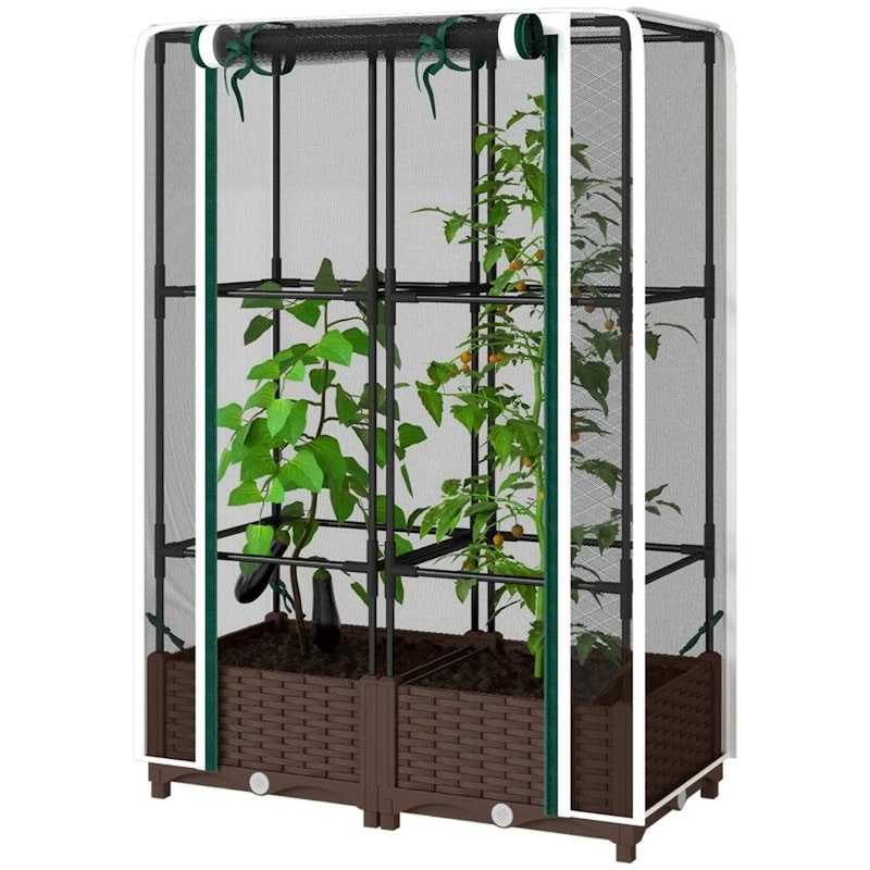 Elevated Garden Bed, Plant Rack, Flower Pot