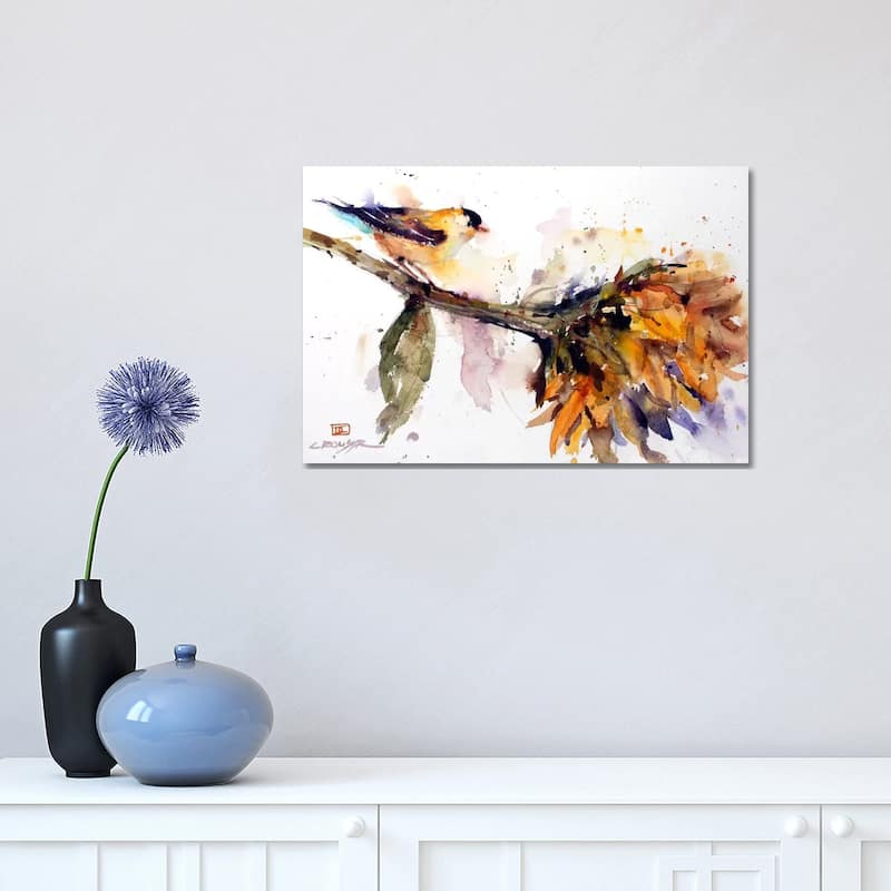 iCanvas "Sitting on the Tree" by Dean Crouser Canvas Print - 12x18x1.5