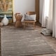 preview thumbnail 13 of 51, Elle Handmade Striped Solid Viscose Area Rug 2' x 3' - Grey