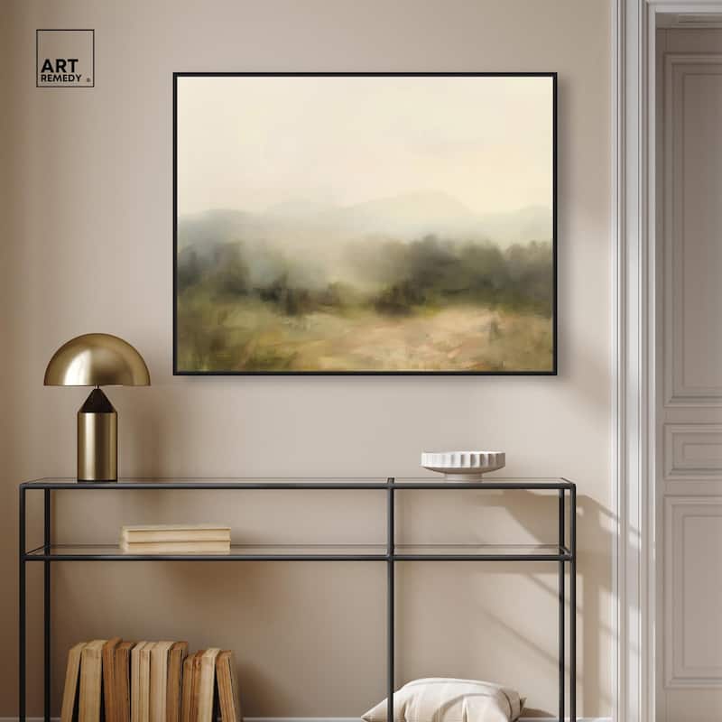 Haze Horizon Canvas by Art Remedy