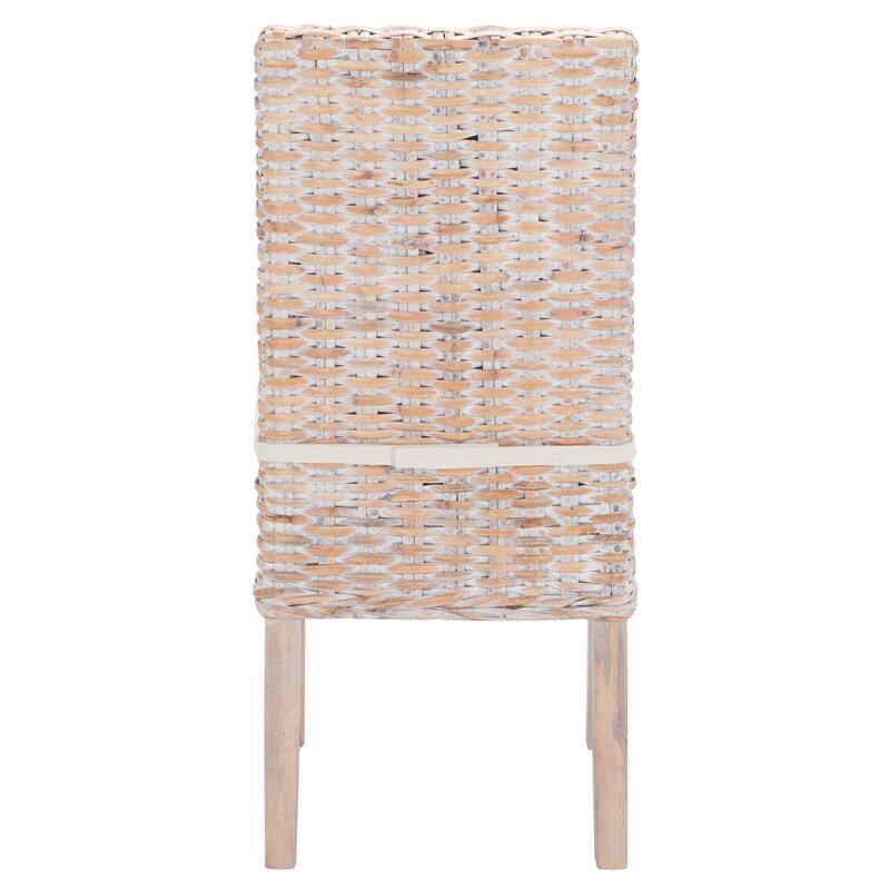 SAFAVIEH Bobbi Side Chair with Cushion - 20" W x 24" D x 39" H - 20"W x 24"D x 39"H