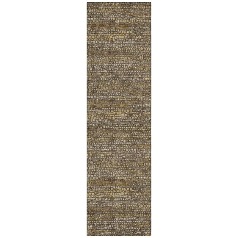 Machine Washable Indoor/ Outdoor Casual Kersey Chantille Rug