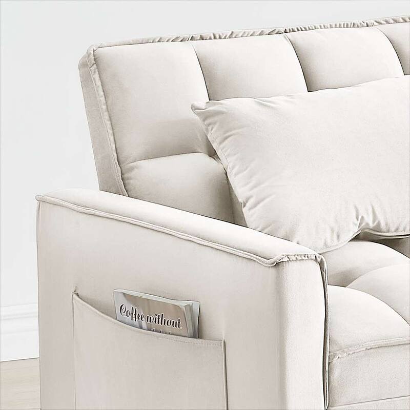 Single 3 in 1 folding sofa bed, single recliner, suitable for small space