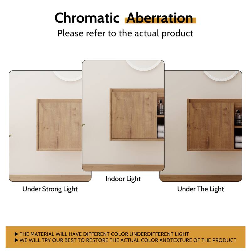 24/30 Inch Bathroom Vanity Cabinet with Soft Close Door and Shelf (Without Sink)