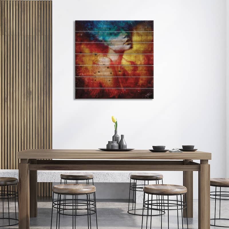 Revelation Print On Wood by Mario Sanchez Nevado - Multi-Color