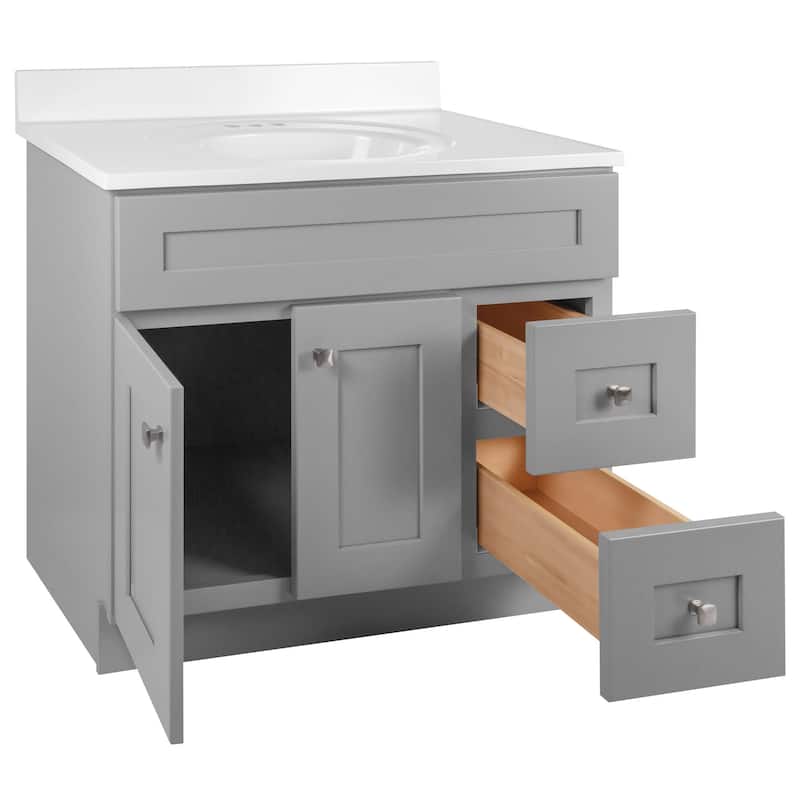 Design House 216069 Brookings 37" Free Standing Single Basin Vanity