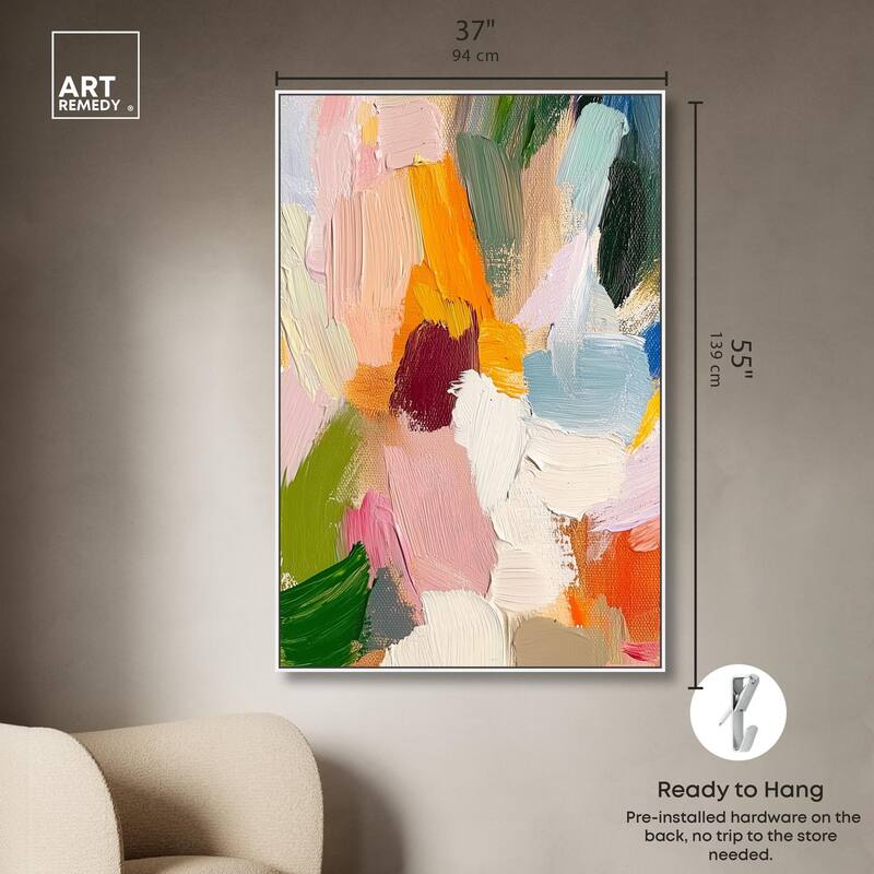 Chromatic Surge IV Canvas by Art Remedy