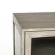preview thumbnail 42 of 47, Arelius Light Brown w/ Black Metal Base 4 Door Glass Cabinet Sideboard - 70.0L x 18.0W x 32.0H