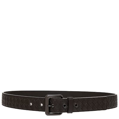 Bottega Veneta Men's Intrecciato Belt